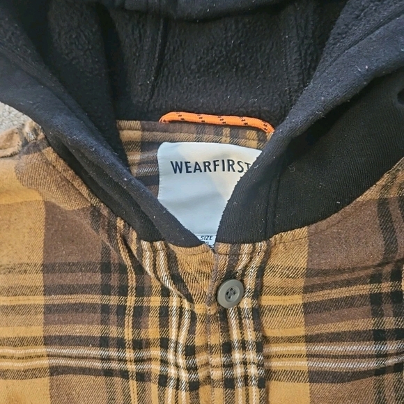 WearFirst Men’s XXL Striped Hoodie Retro Activewear BOHO Grunge Cottage Y2K[3E] - Picture 3 of 12